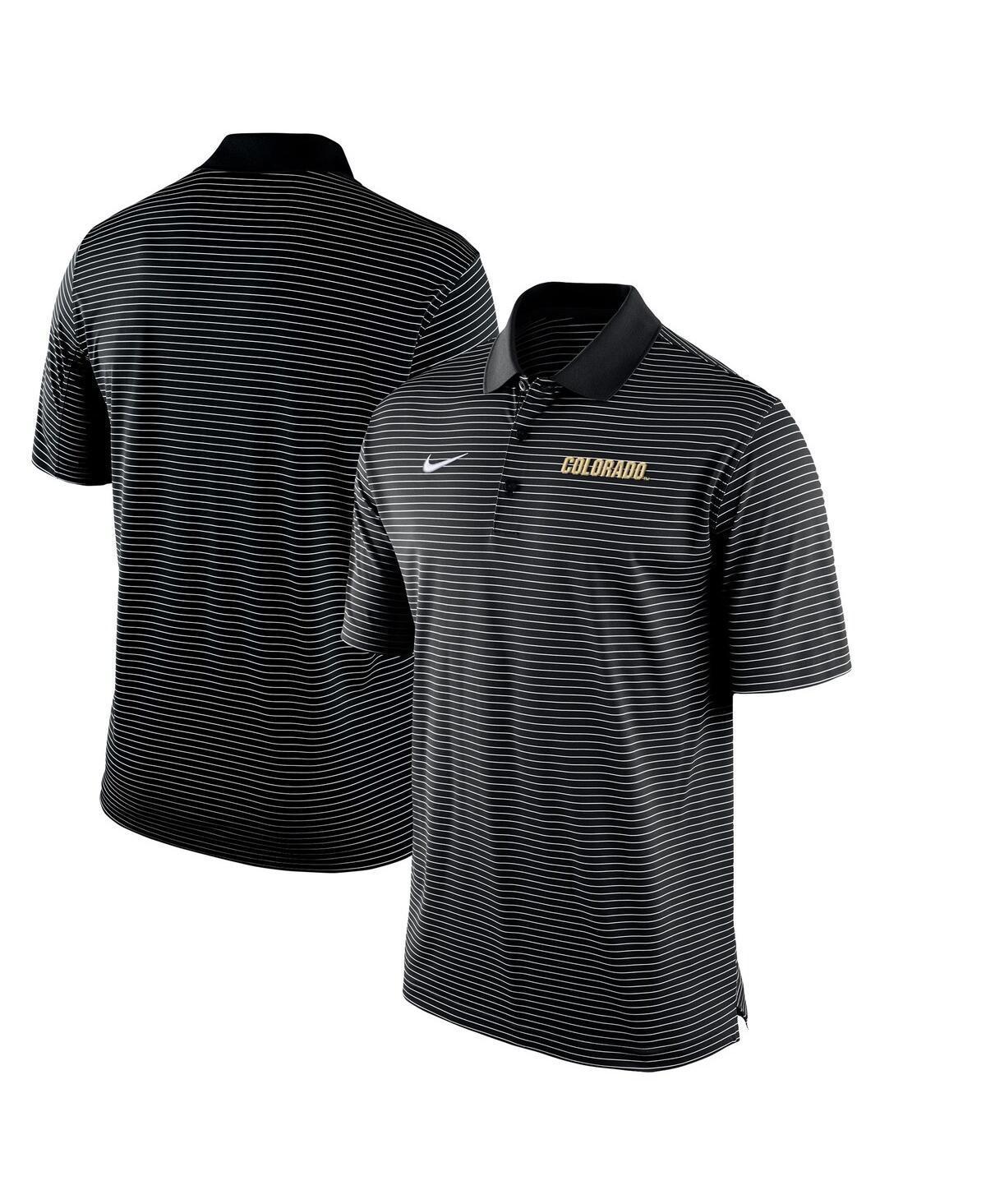 Men's Nike Black Colorado Buffaloes Stadium Stripe Performance Team Polo, Size: 2XL Product Image