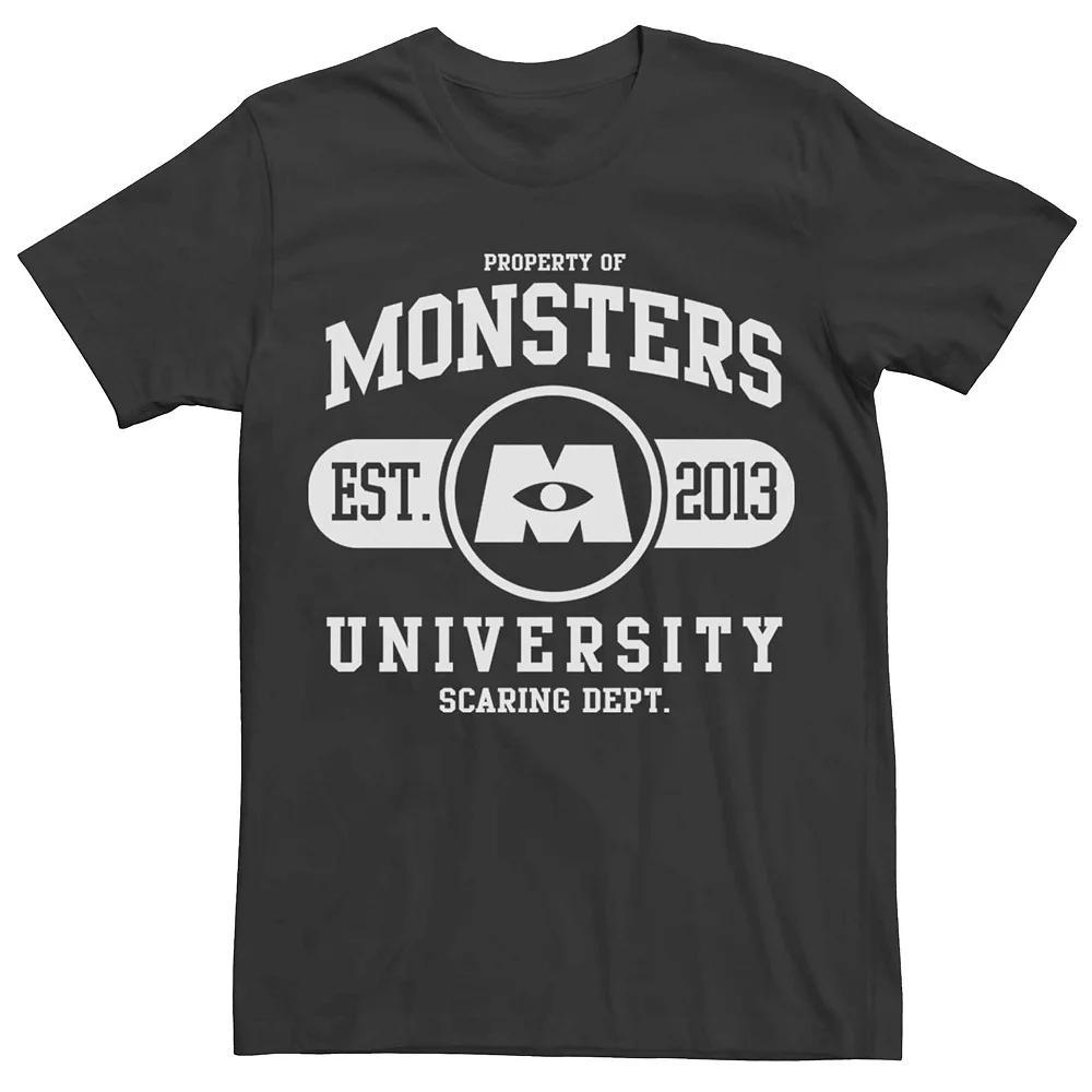 Mens Disney Pixar Monsters University School Logo Tee Product Image