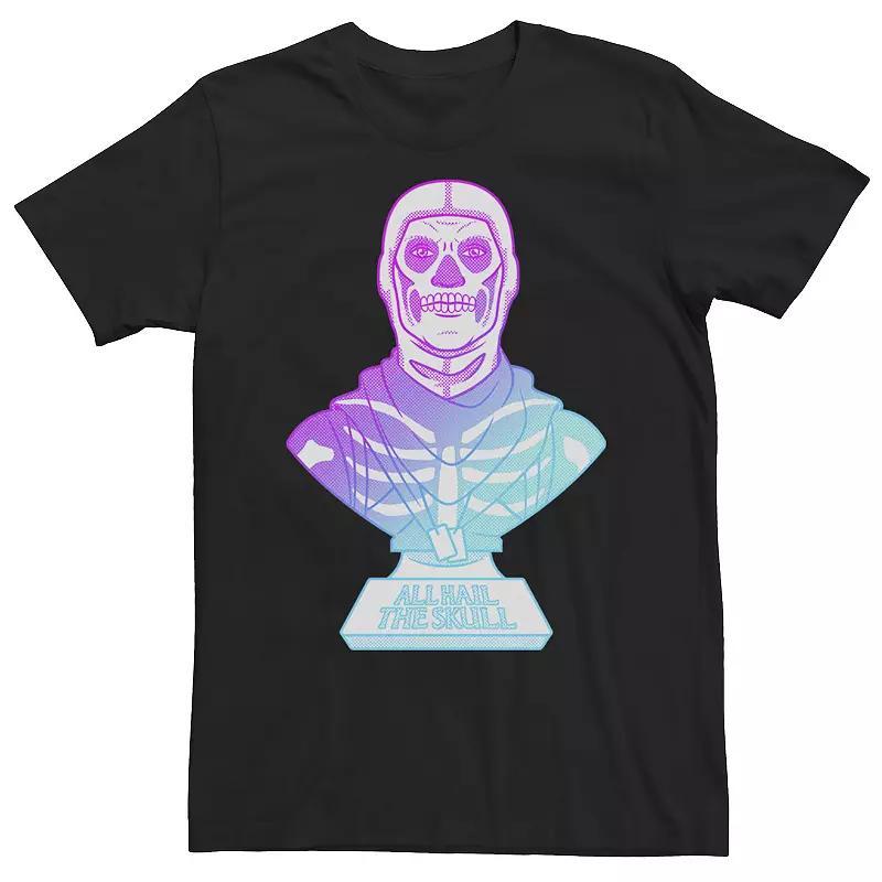 Men's Fortnite All Hail The Skull Tee, Size: Large, Grey Heather Product Image