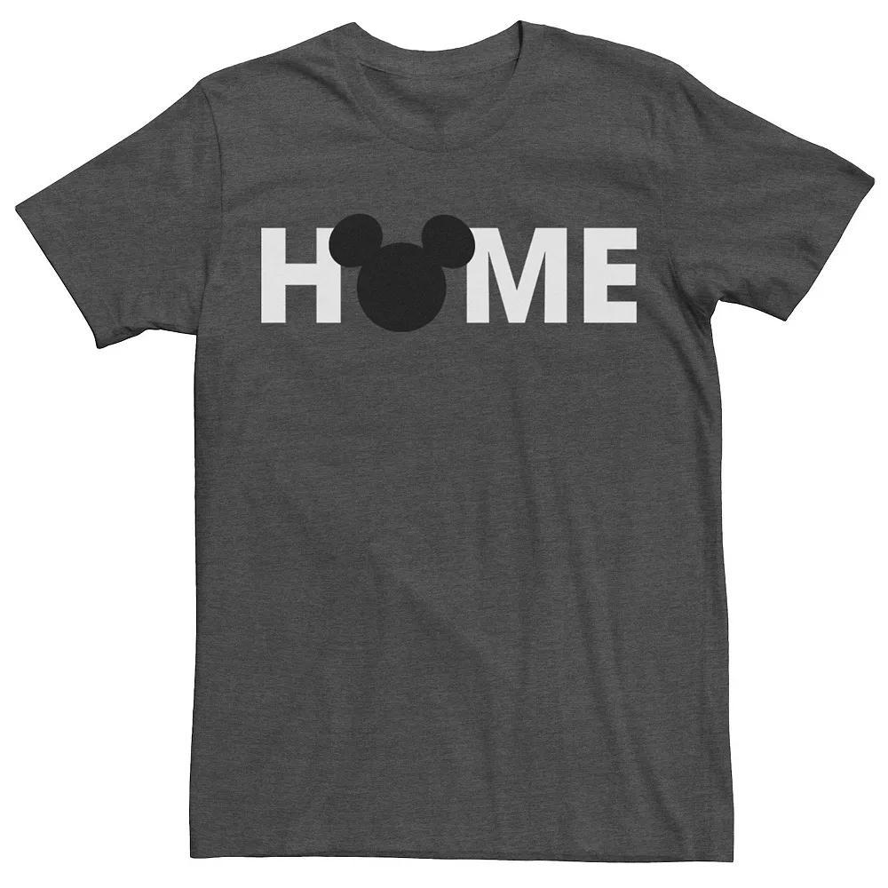 Disney's Mickey Mouse Men's Disney's Park Home Silhouette Tee, Size: 3XL, Grey Heather Product Image