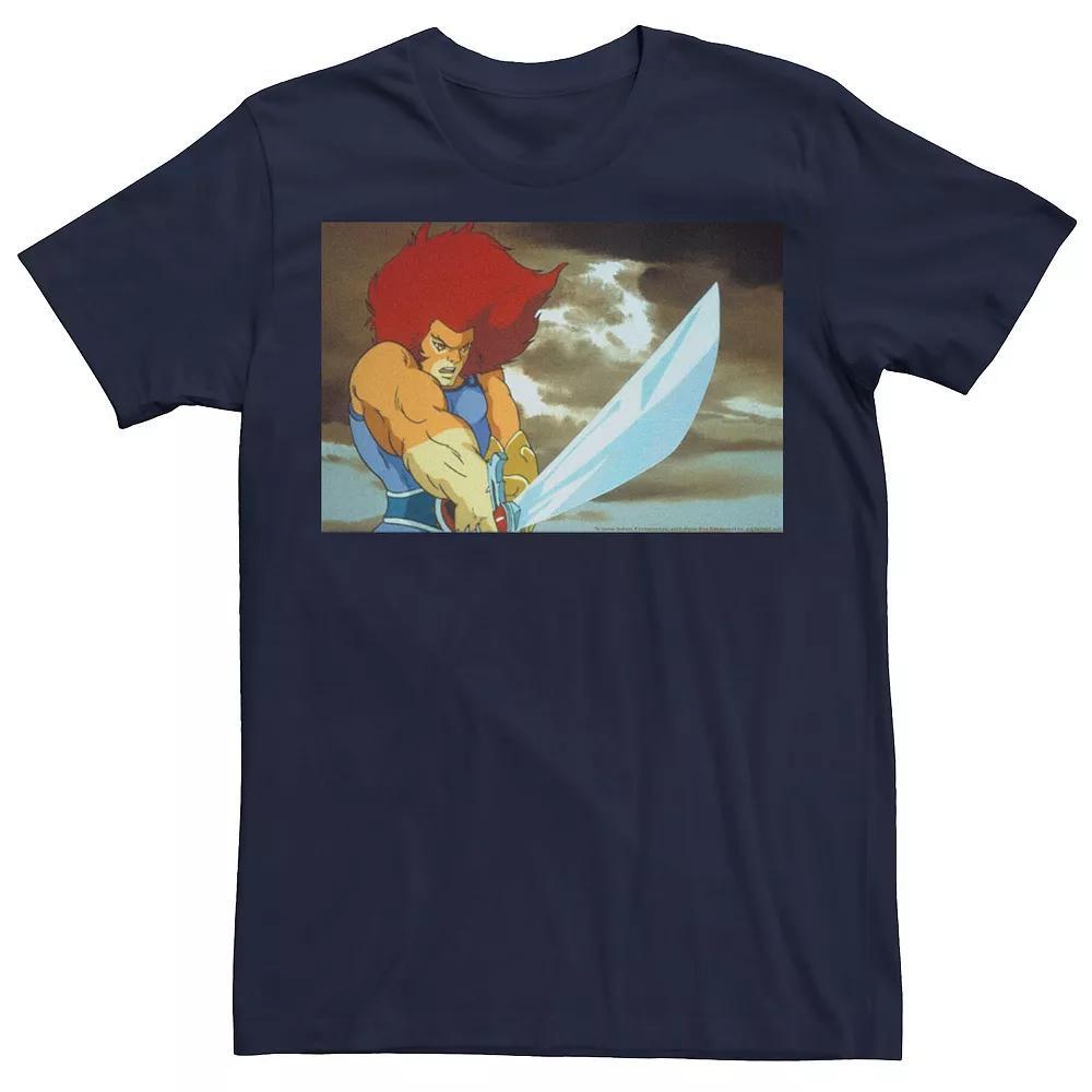 Men's ThunderCats Lion-O Sword Portrait Tee, Size: Medium, Blue Product Image