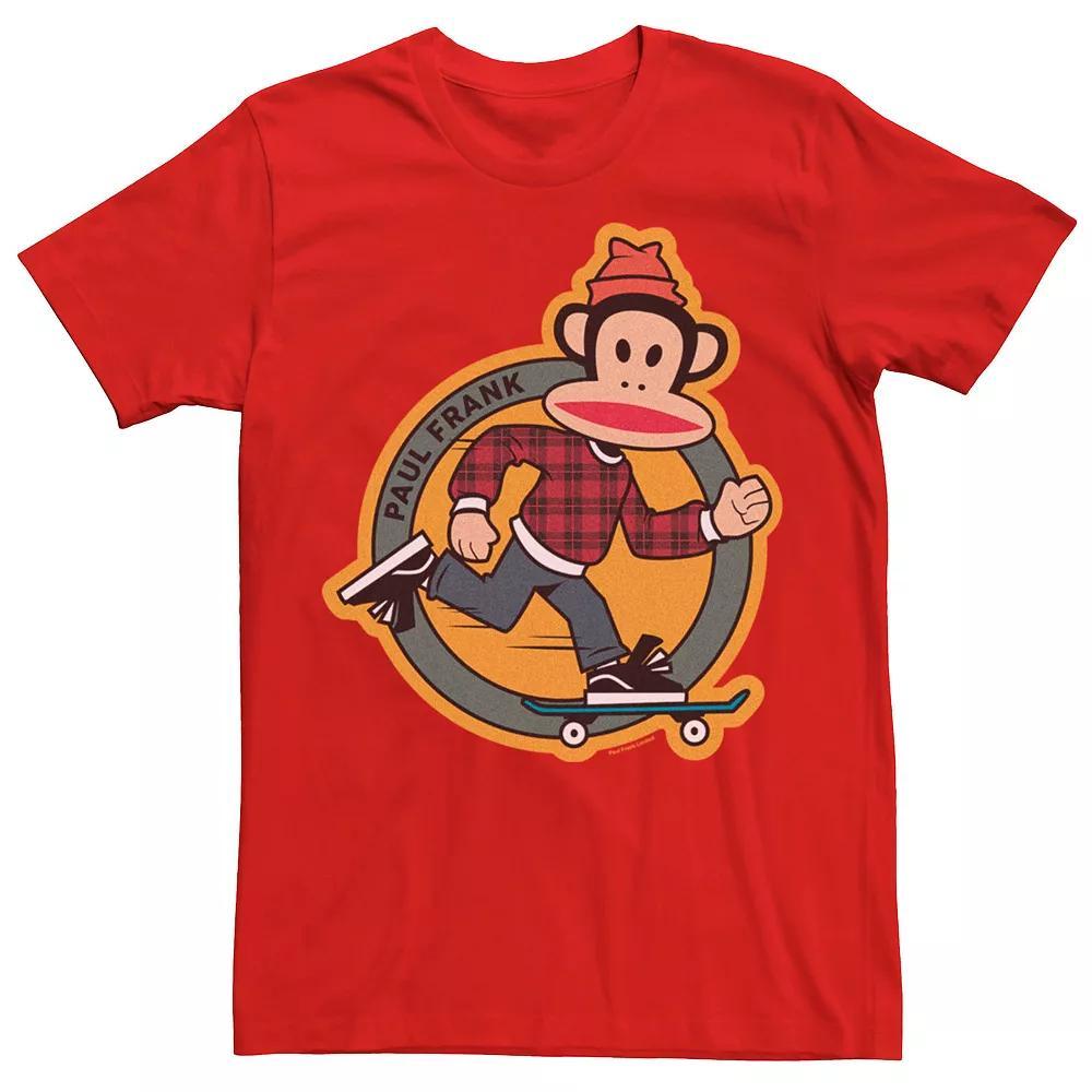 Men's Paul Frank Shoreman Julius Head Logo Tee, Size: XL, Red Product Image