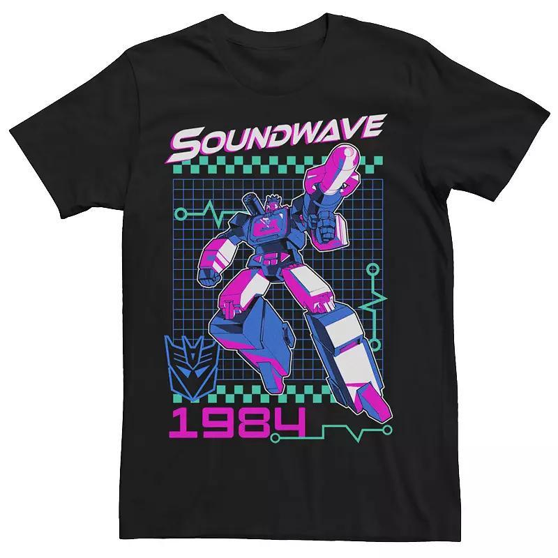 Men's Transformers Soundwave 1984 Tee, Size: Medium, Black Product Image