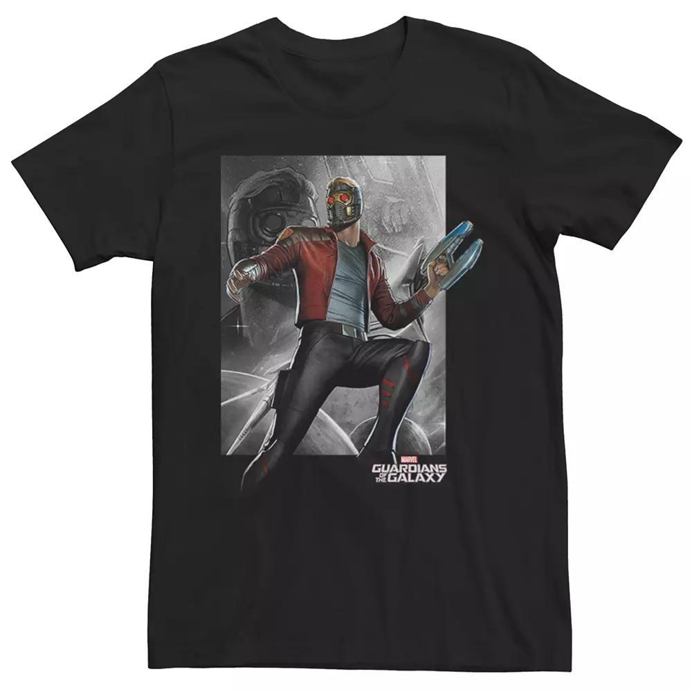 Men's Guardian of the Galaxy Star-Lord Tee, Size: XL, Black Product Image