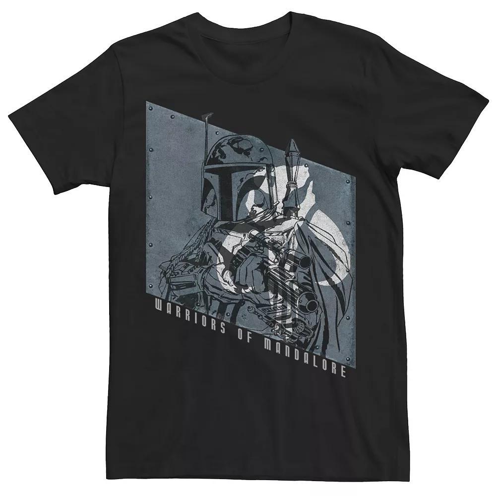 Men's Star Wars Boba fett Warriors Of Mandalore Tee, Size: XL, Black Product Image