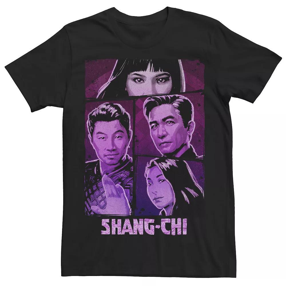 Big & Tall Marvel Shang-Chi Group Panels Tee, Men's, Size: 5XL, Black Product Image