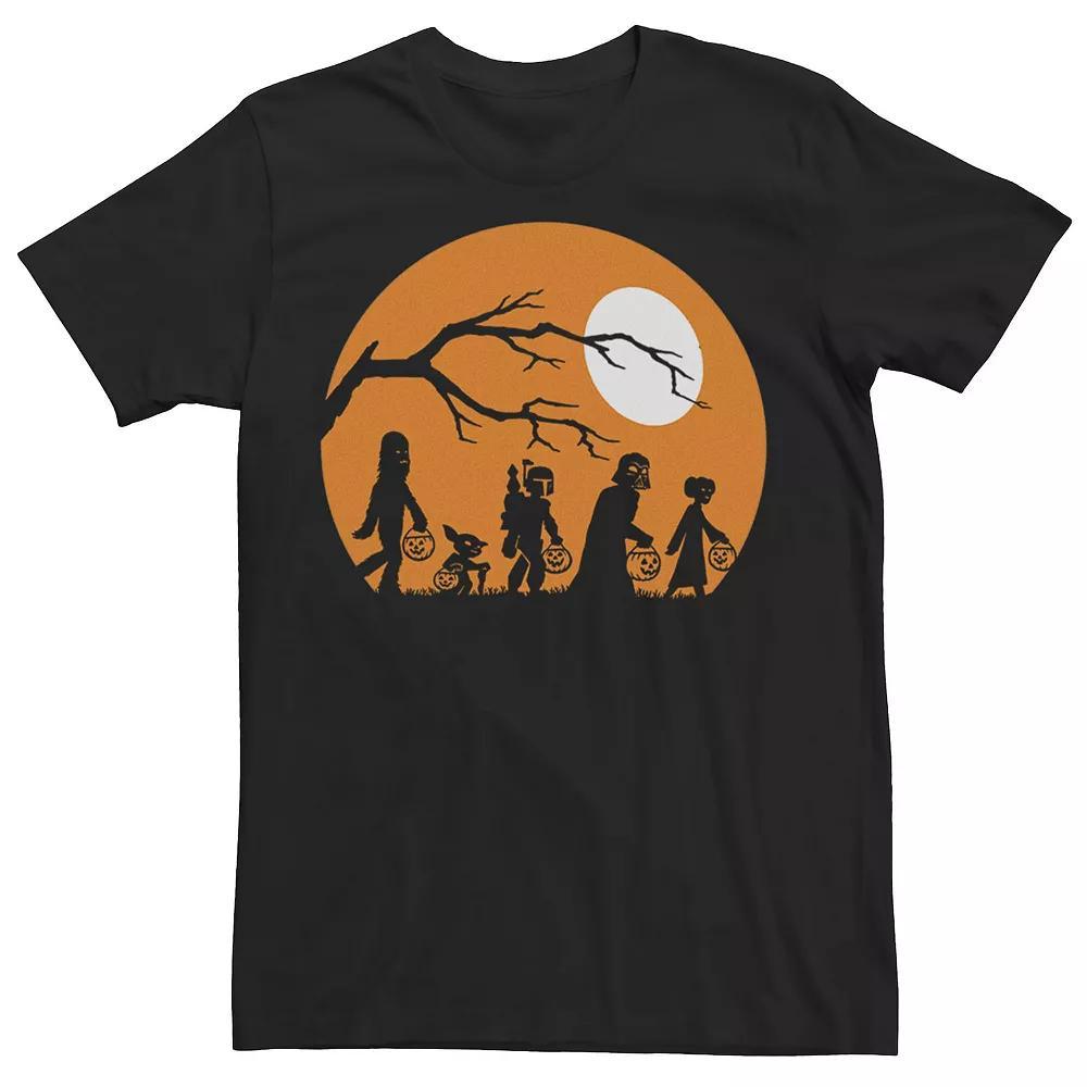 Big & Tall Star Wars The Haunt Silhouette Halloween Tee, Men's, Size: 5XL, Grey Heather Product Image