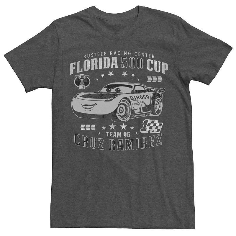 Men's Jurassic Park T-Rex Sunset Color Fil In Graphic Tee, Size: Medium, Athletic Grey Product Image