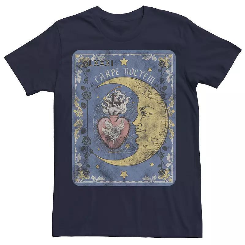 Men's Trendy Tarot Card Tee, Size: XXL, Black Product Image