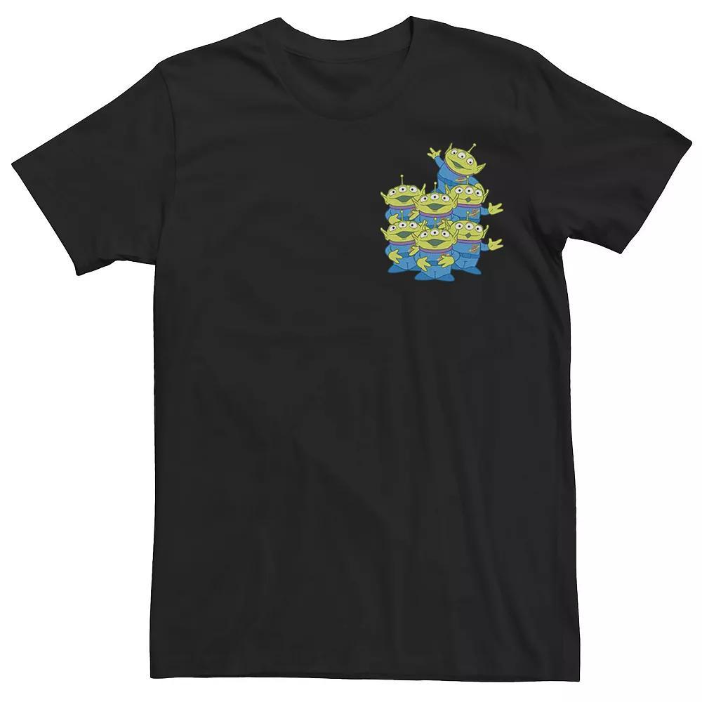Disney / Pixar's Toy Story Aliens Men's Group Left Chest Tee, Size: Large, Black Product Image