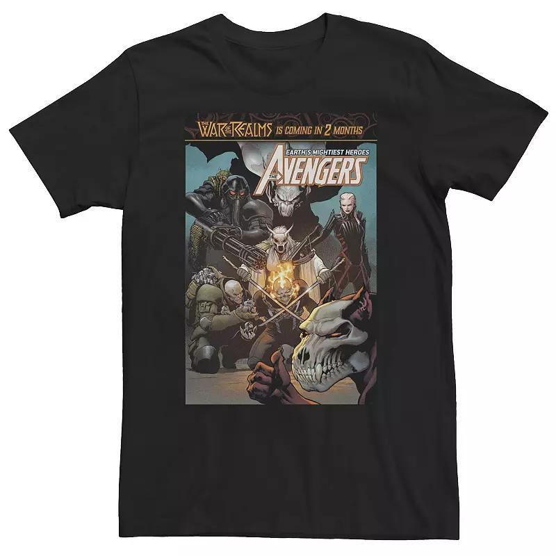 Big & Tall Marvel Comixology Avengers Civil War: Vampire Edition Comic Tee, Men's, Size: Large Tall, Black Product Image