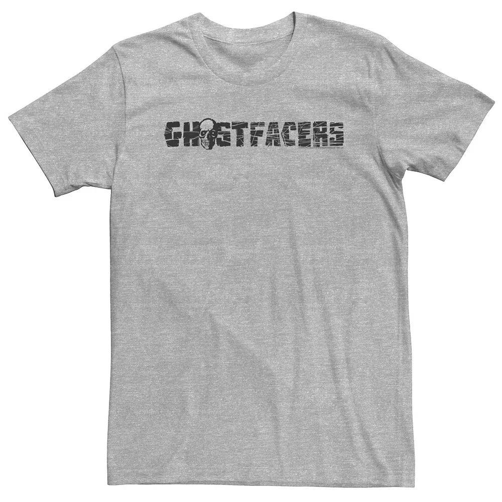 Big & Tall Supernatural Ghostfacers Skull Logo Tee, Men's, Size: 3XL, Athletic Grey Product Image