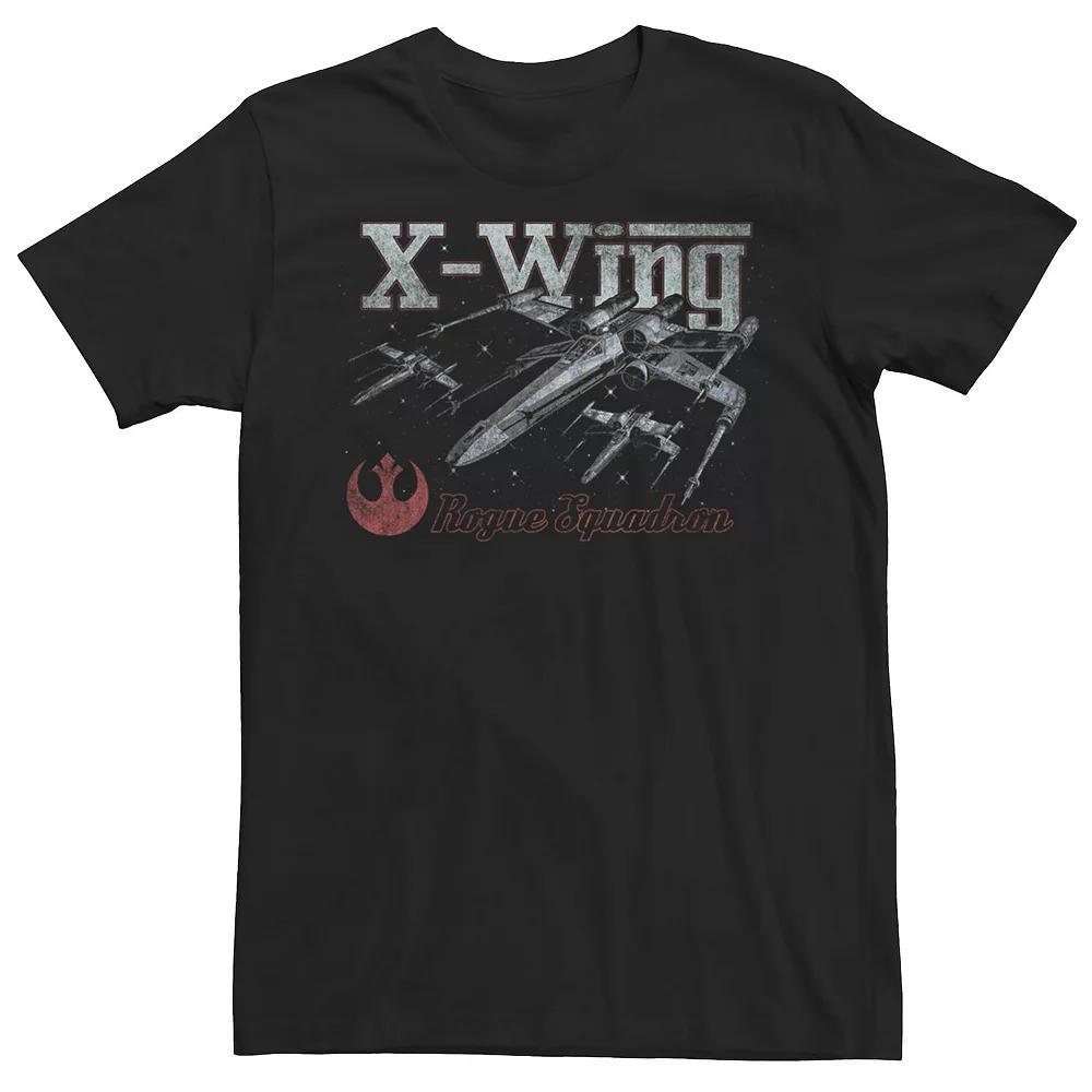 Men's Star Wars Rogue Squadron Retro Tee, Size: XXL, Black Product Image