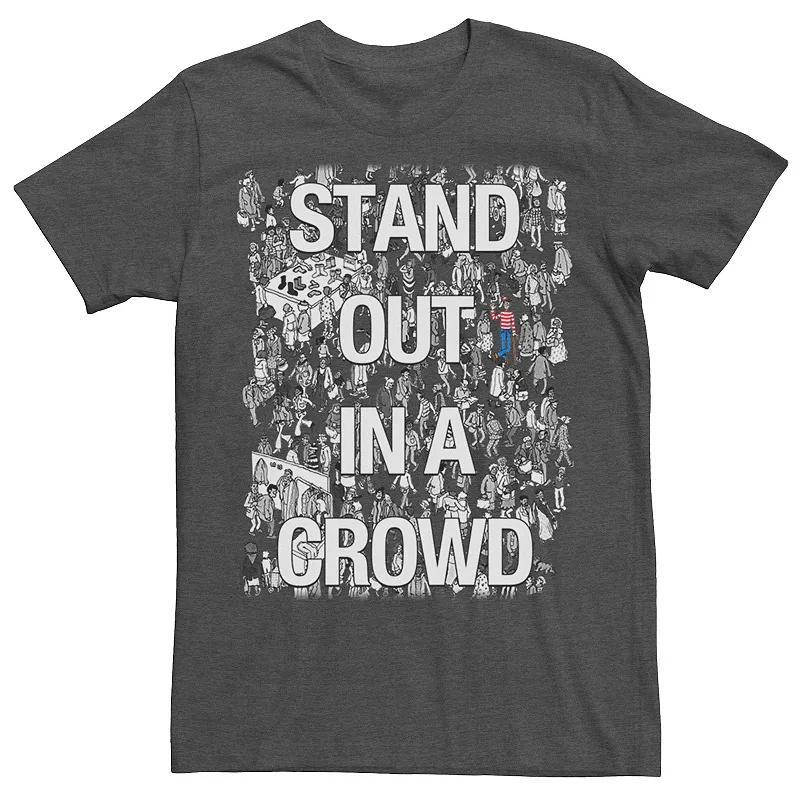 Mens Wheres Waldo Stand Out In A Crowd Poster Tee Product Image