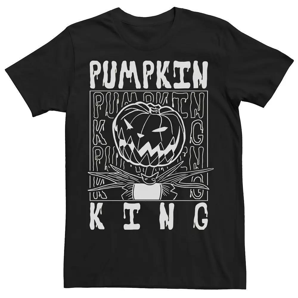 Disney's The Nightmare Before Christmas Men's Pumpkin King Stack Tee, Size: Medium, Black Product Image