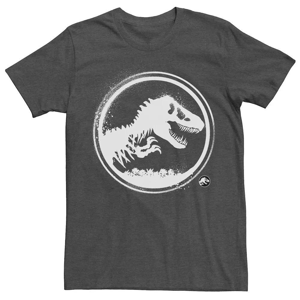 Men's Jurassic World: Fallen Kingdom Paint Splatter Logo Tee, Size: Small, Grey Product Image