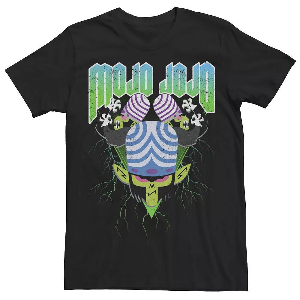 Men's Powerpuff Girls Mojo Jojo Electric Triangle Graphic Tee, Size: XXL, Black Product Image