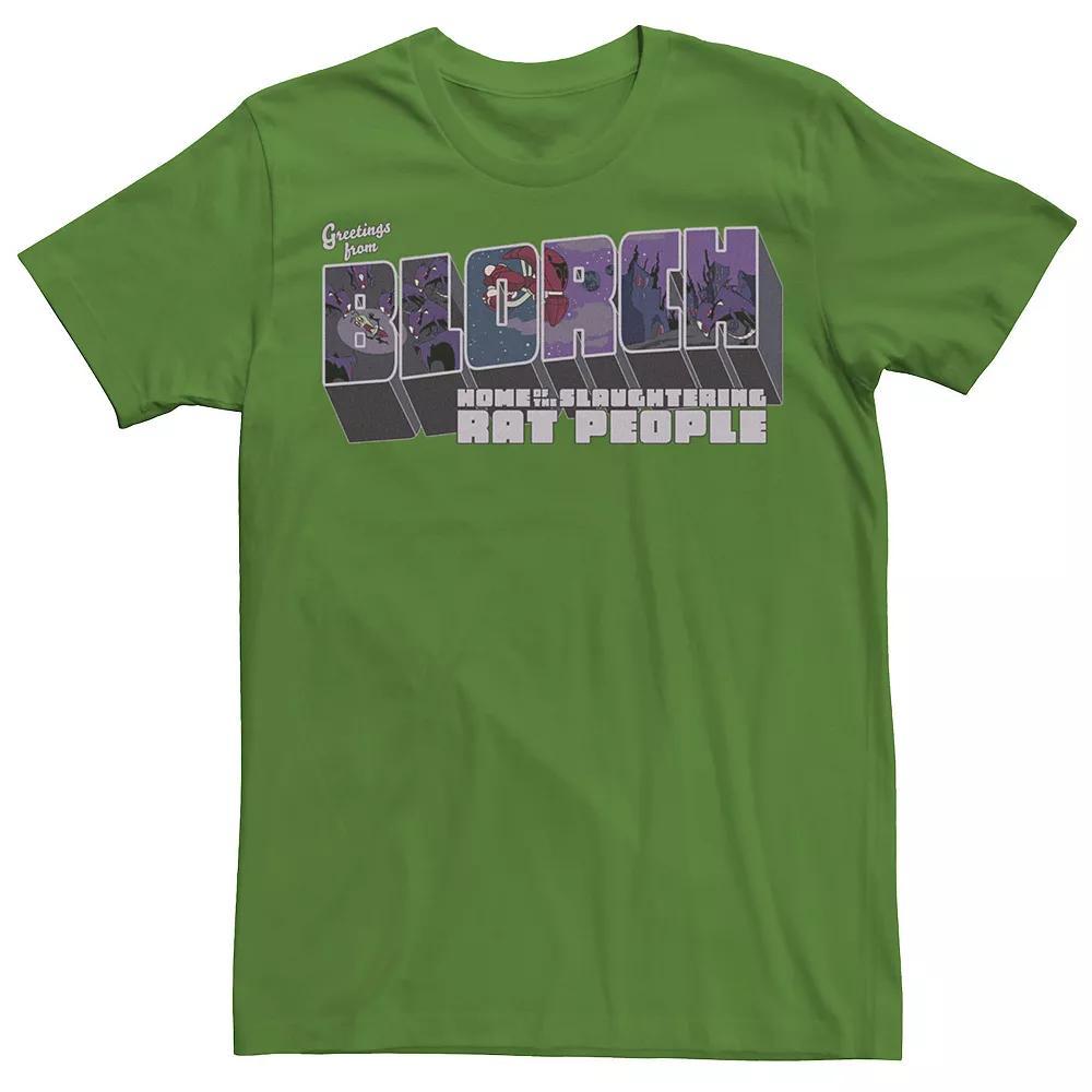 Men's Invader Zim Greetings From Blorch Graphic Tee, Size: XXL, Red Product Image