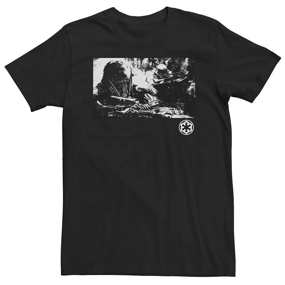 Big & Tall Star Wars Death Trooper Black & White Tee, Men's, Size: 3XL Product Image
