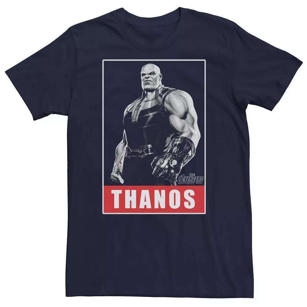 Men's Marvel Avengers Infinity War Thanos Titan Graphic Tee, Size: Medium, Blue Product Image