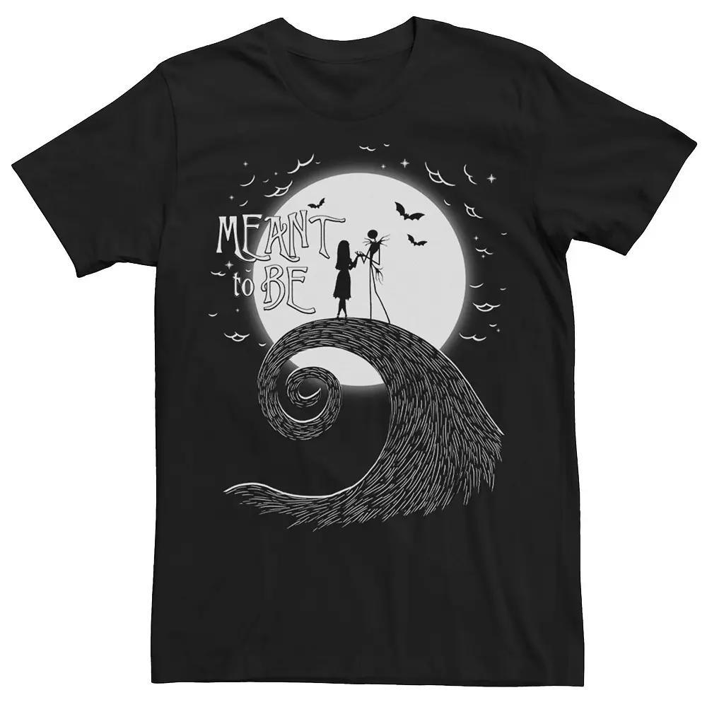 Disney's The Nightmare Before Christmas Jack And Sally Men's Tee, Size: XXL, Black Product Image