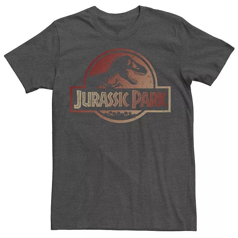 Men's Jurassic Park Blue & Purple Fossil Logo Tee, Size: Large Product Image