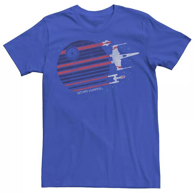 Men's Star Wars Darth Vader Dark Space Tee, Size: Small, Blue Product Image