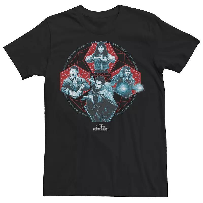Big & Tall Star Wars The Force Awakens Good Guys Poster Tee, Men's, Size: 4XL, Navy Grey Product Image