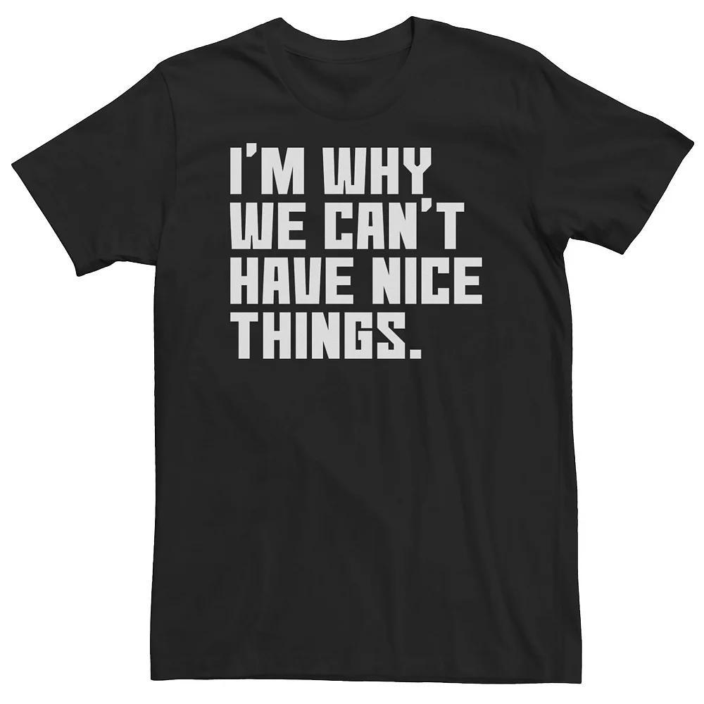 Men's Marvel WandaVision Text Stack Portrait Tee, Size: XL, Black Product Image