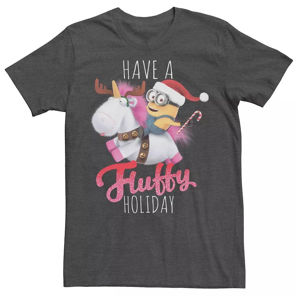 Men's Despicable Me Minions Christmas Tee, Size: Small, Grey Heather Product Image
