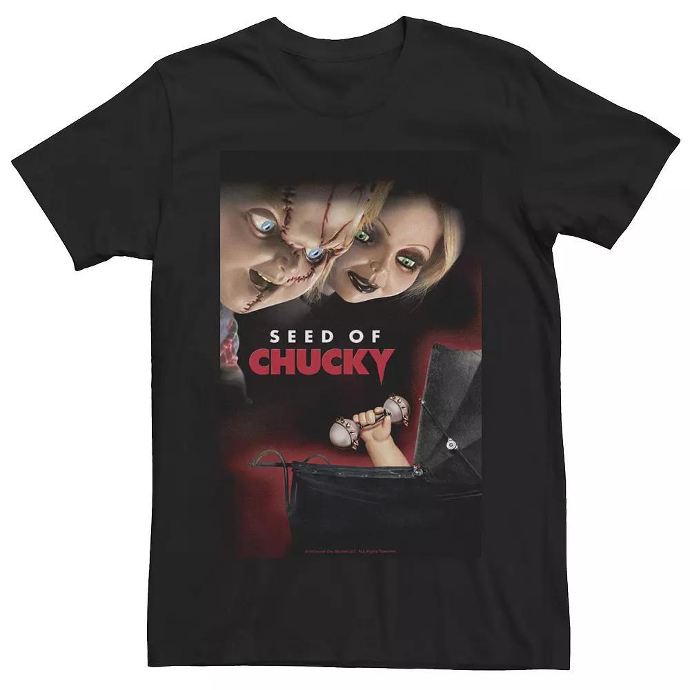 Men's Chucky The Seed of Chucky Group Shot Poster Tee, Size: XL, White Product Image