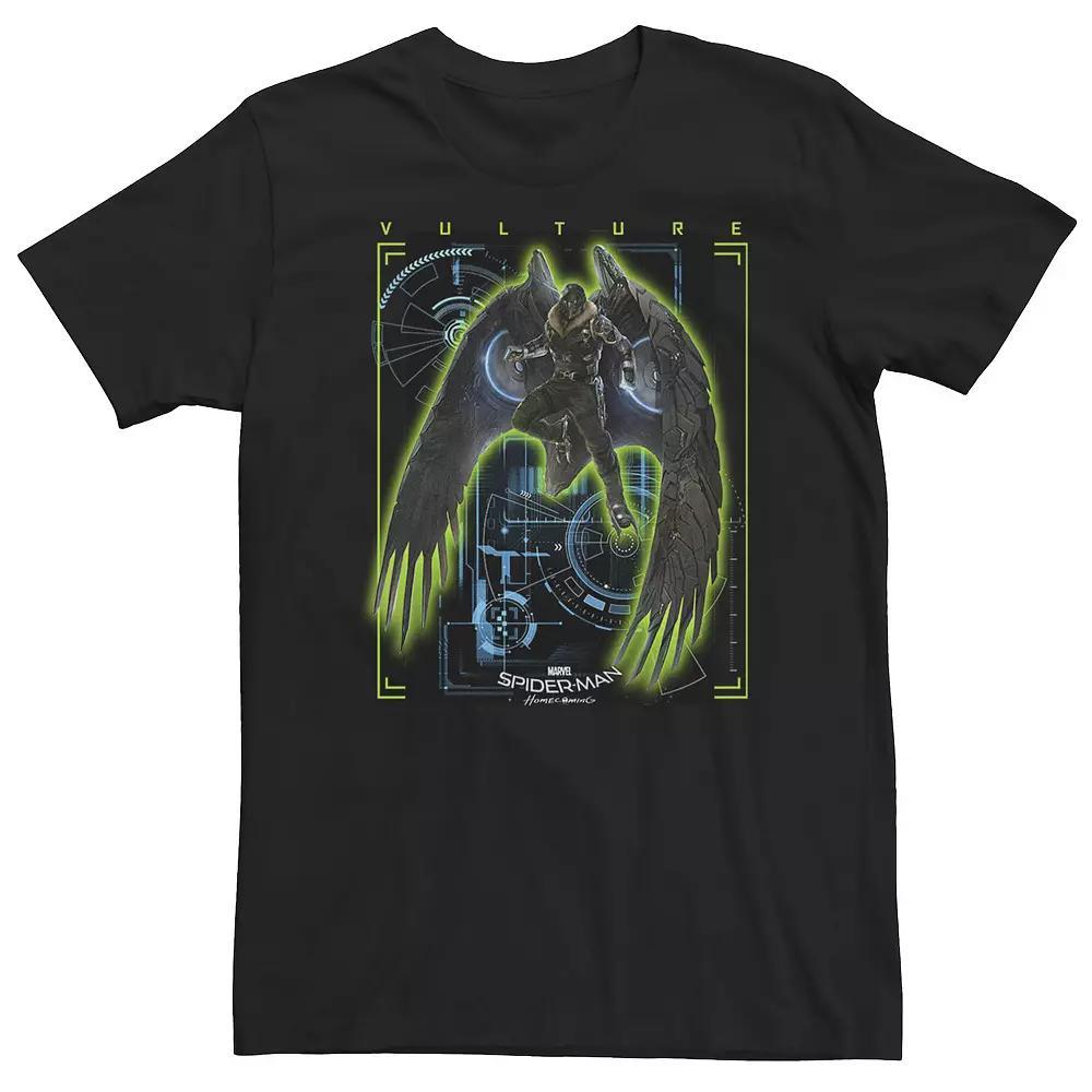 Big & Tall Marvel Spider-Man Homecoming Vulture System Tee, Men's, Size: 4XL, Black Product Image