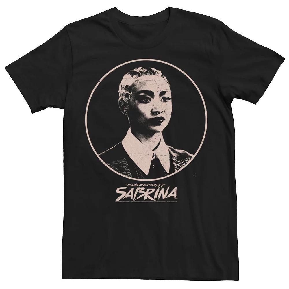 Men's The Chilling Adventures Of Sabrina Prudence Portrait Tee, Size: Large, Black Product Image
