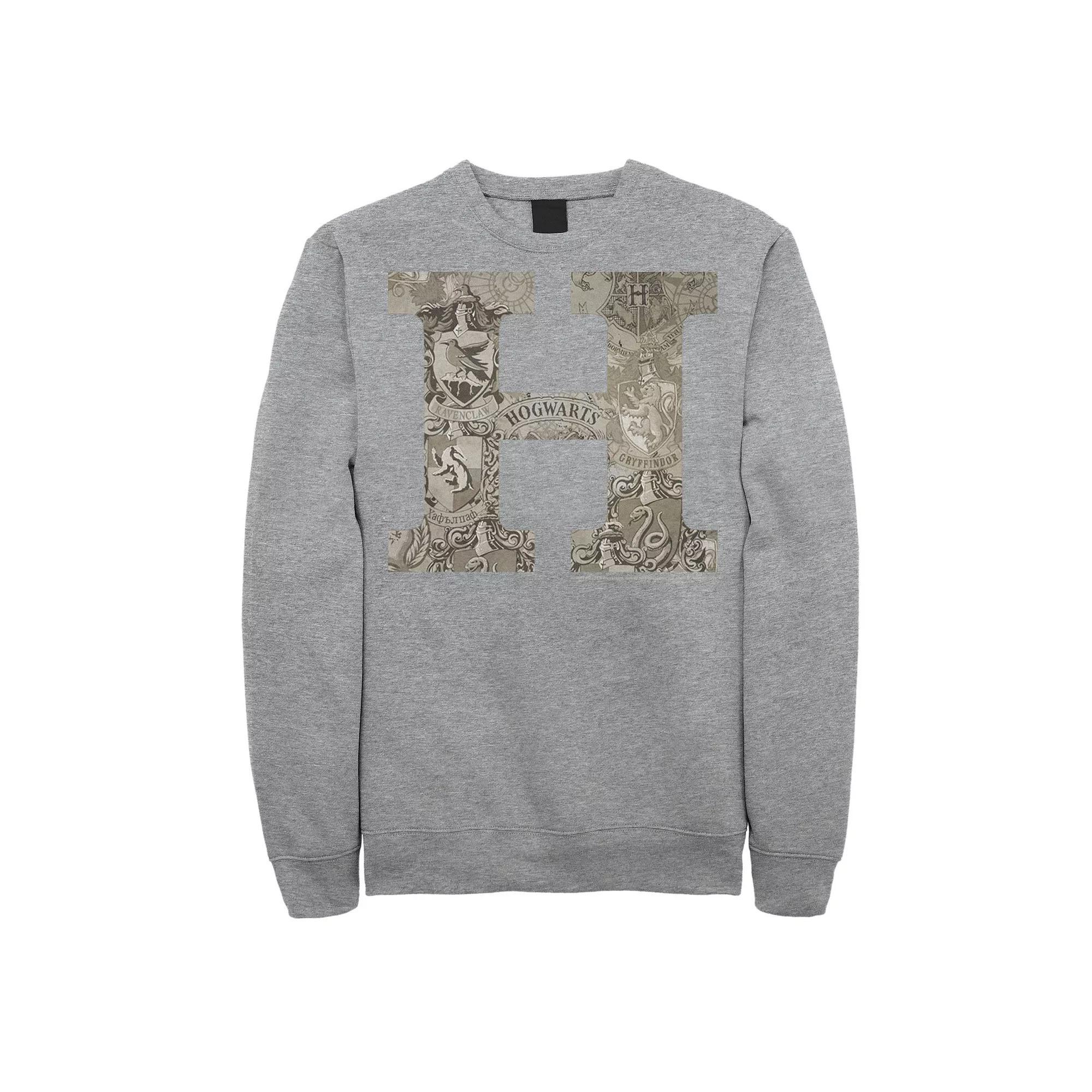 Men's MTV Stitched Logo Sweatshirt, Size: Medium, Athletic Grey Product Image