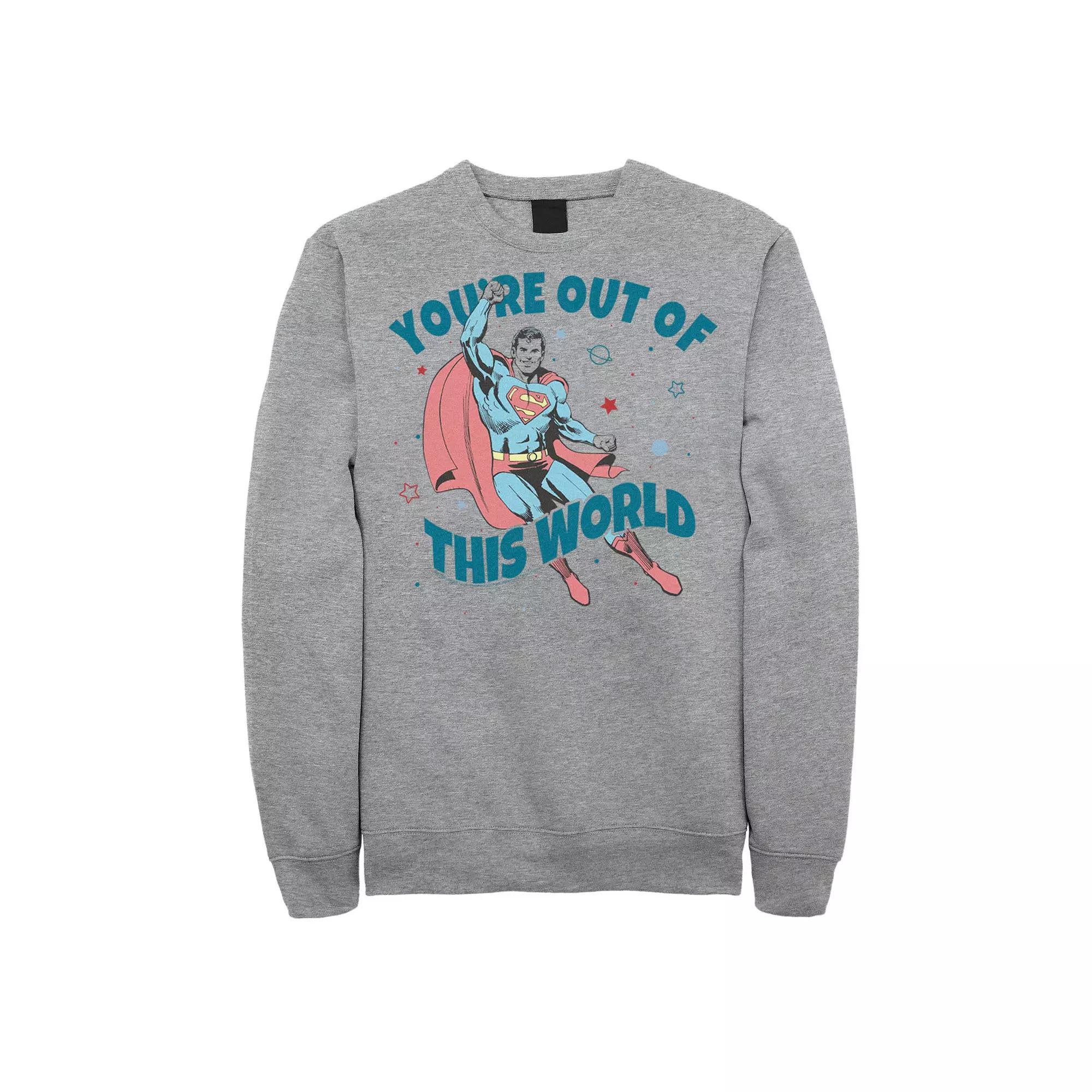 Men's Nintendo 64 Logo Vintage Sweatshirt, Size: Large, Athletic Grey Product Image