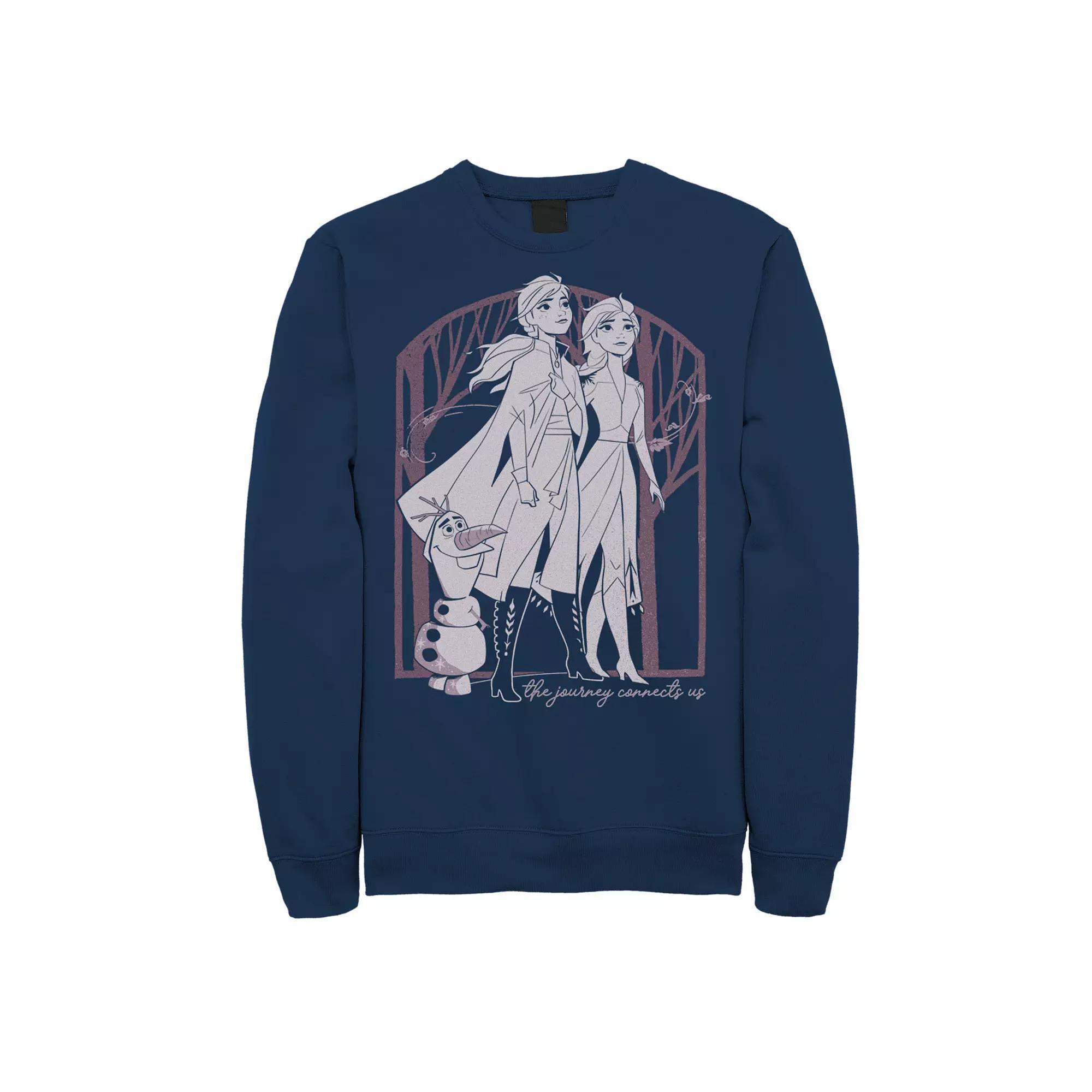 Disney's Frozen II Sisters Men's Sweatshirt, Size: 3XL, Blue Product Image