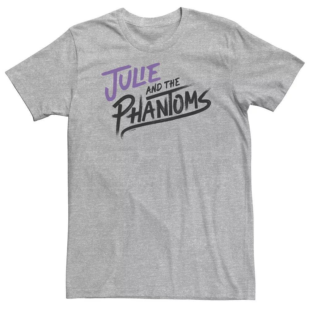 Big & Tall Julie And The Phantoms Logo Stack Tee, Men's, Size: XXL Tall, Athletic Grey Product Image