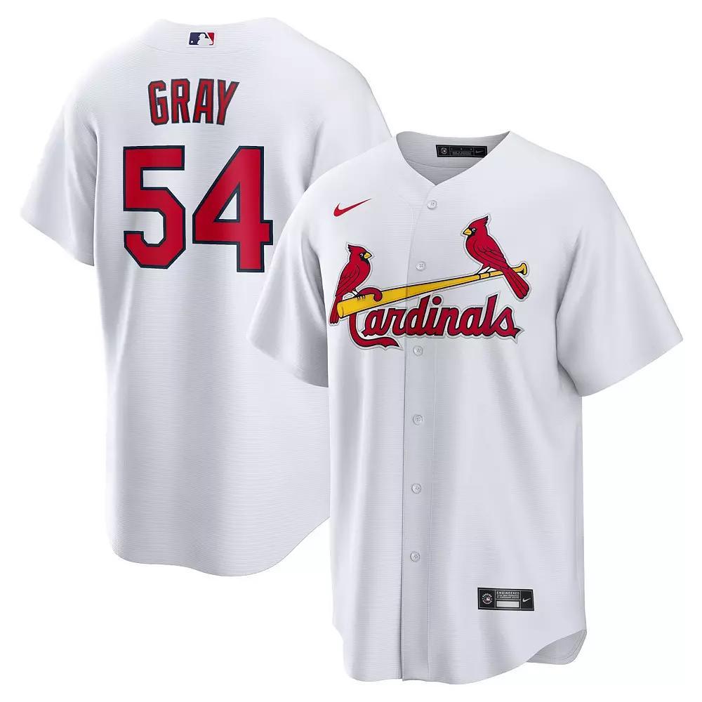 Men's Nike Sonny Gray White St. Louis Cardinals Home Replica Jersey, Size: Large Product Image