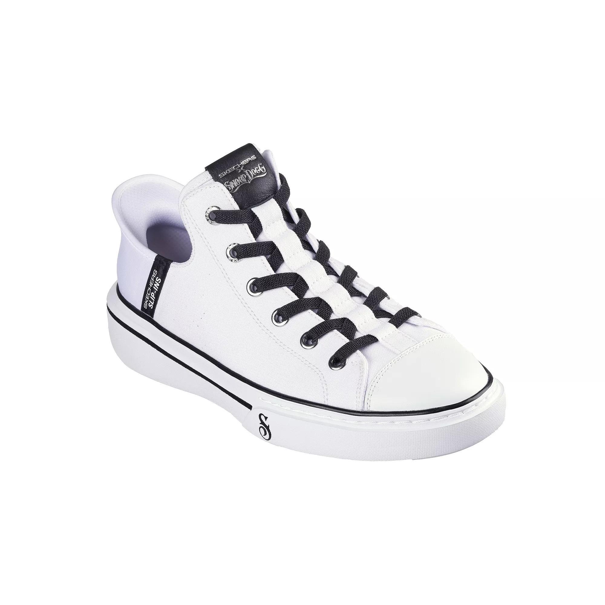 Skechers Hands Free Slip-ins® x Snoop Dogg Snoop One Boss Life Canvas Men's Shoes, Size: 8.5, White Product Image