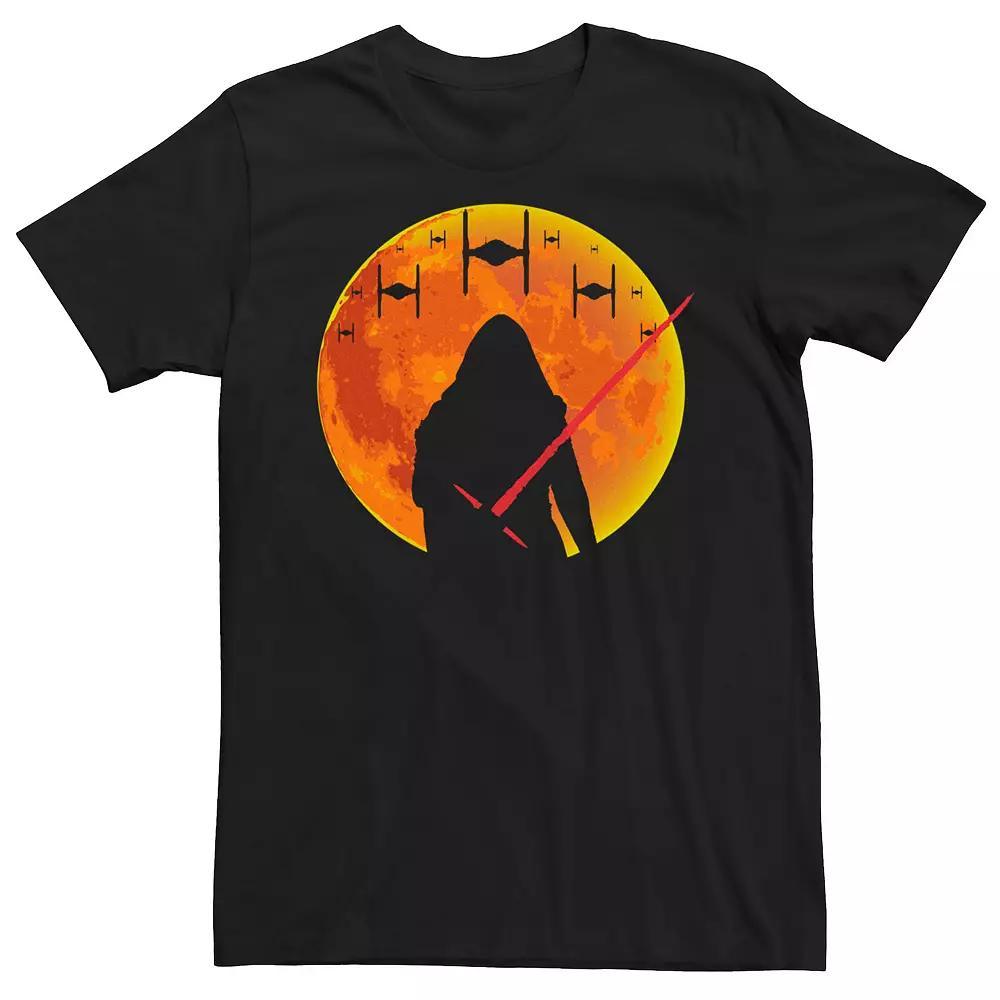 Men's Star Wars Kylo Ren Dark Moon Halloween Tee, Size: Medium, Black Product Image