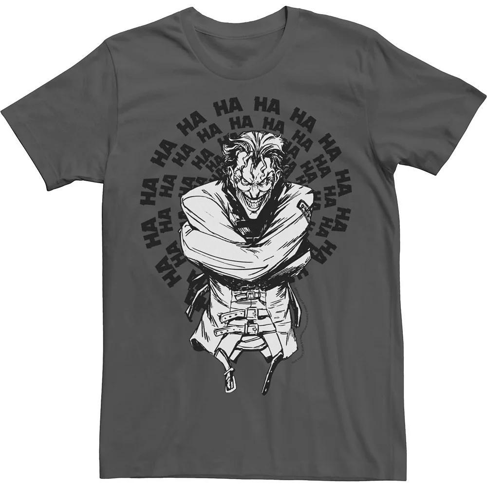 Men's Batman Joking Poster Tee, Size: 3XL, Grey Product Image