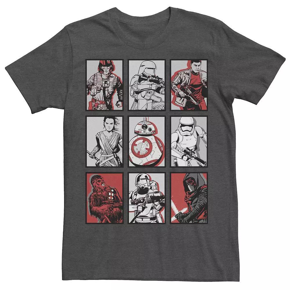 Men's Star Wars Force Awakens Pop Art Poster Graphic Tee, Size: 3XL, Royal Product Image