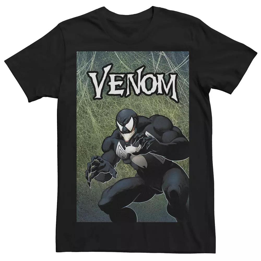 Men's Marvel Venom Sneaky Cover Poster Tee, Size: XXL, Black Product Image