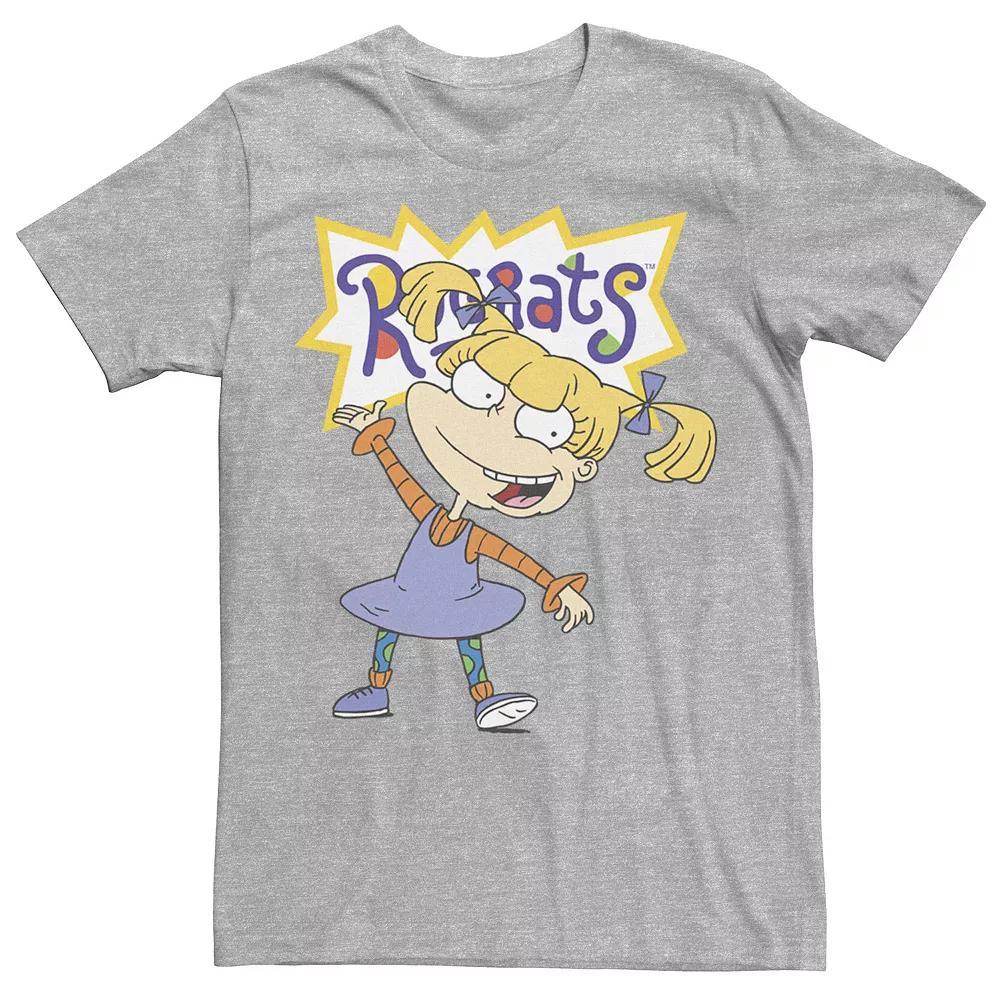Men's Nickelodeon Rugrats Angelica Simple Portrait Graphic Tee, Size: XL, Athletic Grey Product Image