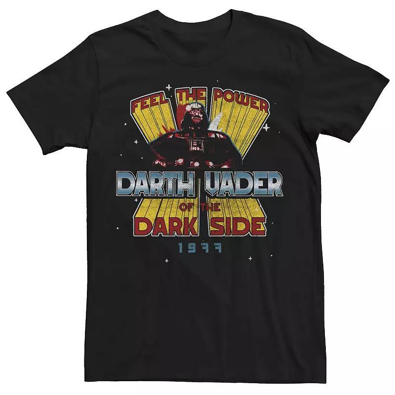 Mens Star Wars Darth Vader Dark Side Tee Red Grey Product Image