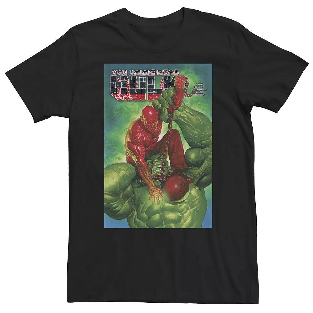 Big & Tall Marvel Immortal Hulk Carl Creel Comic Cover Tee, Men's, Size: 3XL, Black Product Image
