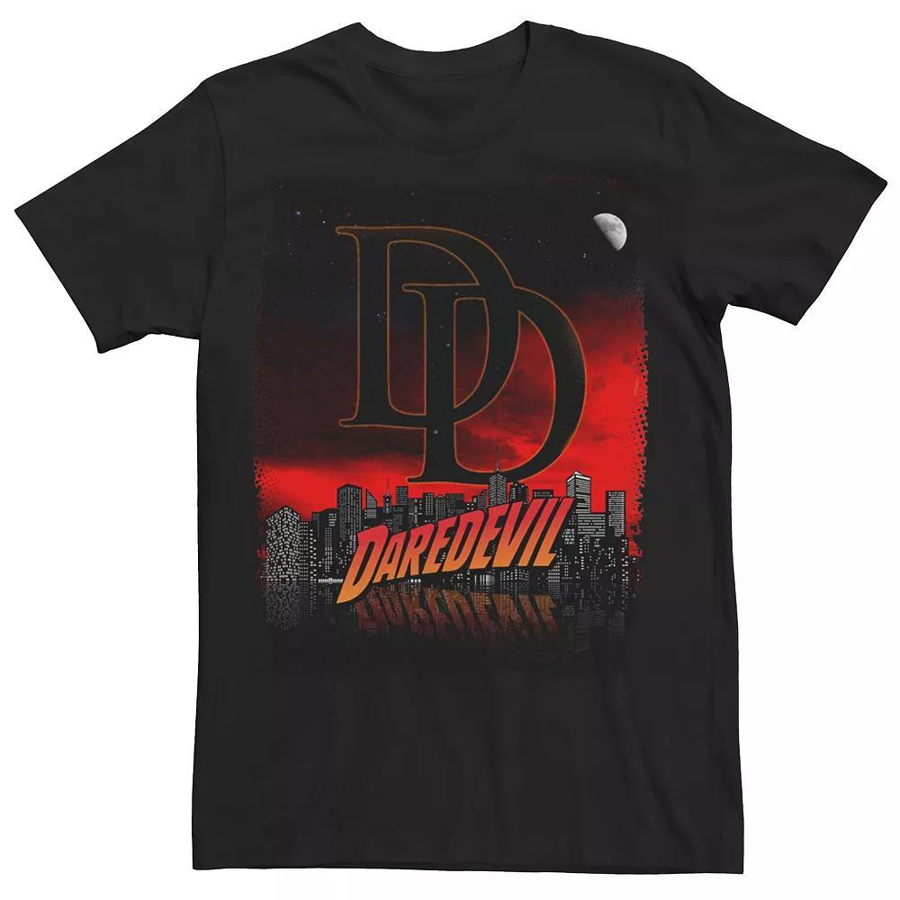 Men's Daredevil Cityscape Tee, Size: Medium, Black Product Image