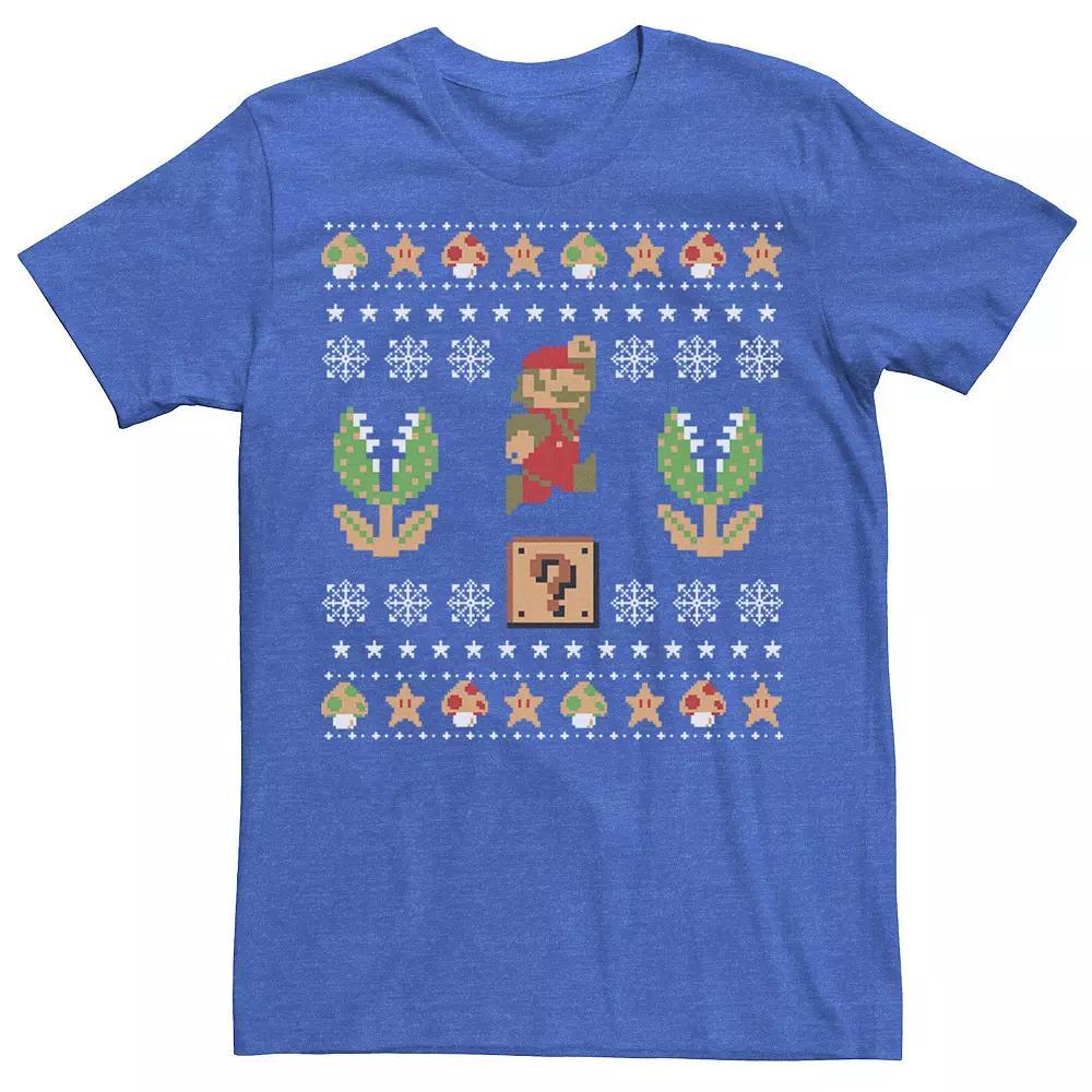 Men's Nintendo Legend Of Zelda Triforce Portrait Tee, Size: Medium, Blue Product Image