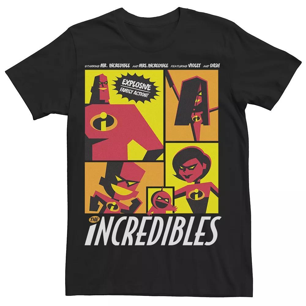 Disney / Pixar's The Incredibles Men's Starring Tee, Size: Medium, Black Product Image