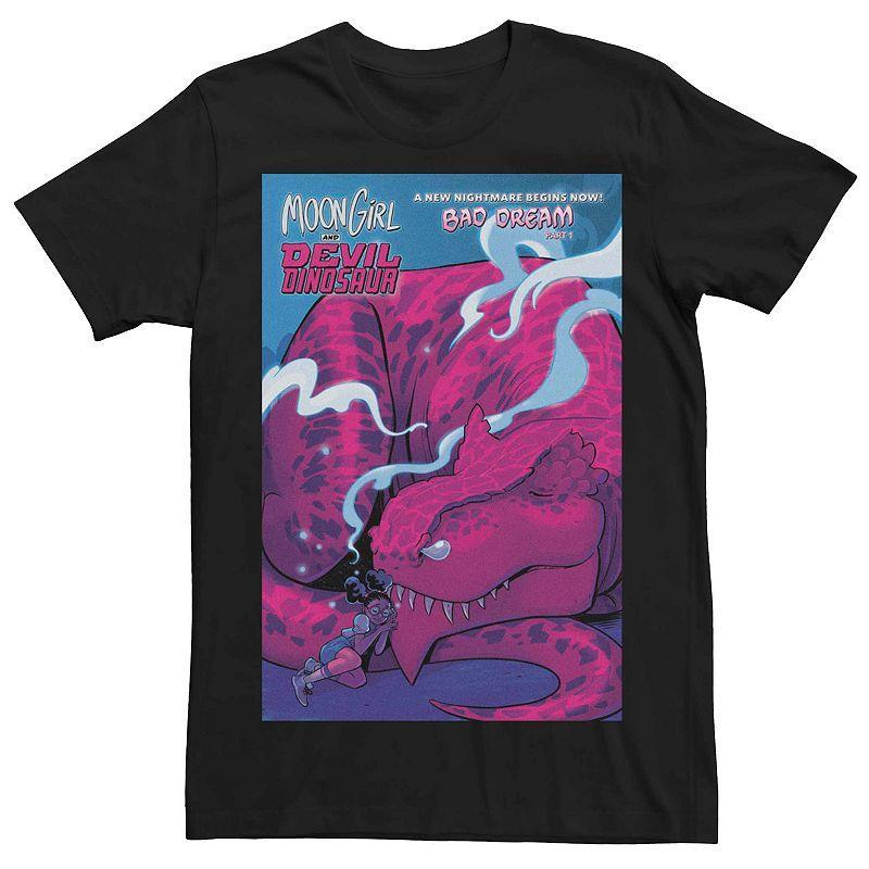 Men's Marvel Moon Girl and Devil Dinosaur Comic Cover Tee, Size: Medium, Black Product Image